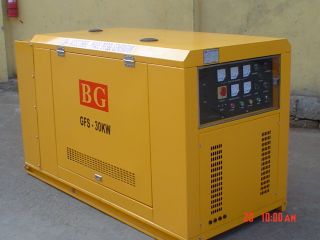 silent type diesel generating set
